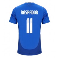 Fotbalové Dres Itálie Giacomo Raspadori #11 Domácí ME 2024 Krátký Rukáv